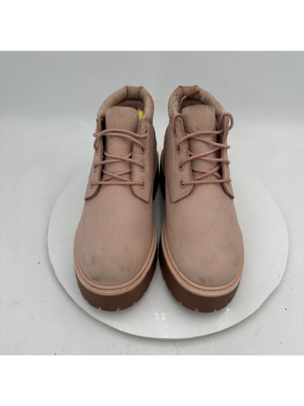 Timberland Nellie Stonestreet Kids Sz 4 Women 5.5 TB0A6EJ9-EKD Pink Chukka Boot - Picture 3 of 10